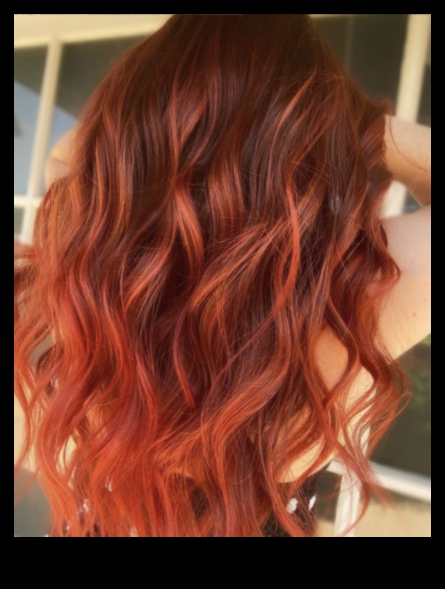 Foc și gheață O abordare îndrăzneață și echilibrată a părului roșu 5 Foc și gheață: Echilibrarea roșiilor îndrăznețe cu tonuri subtile auburn