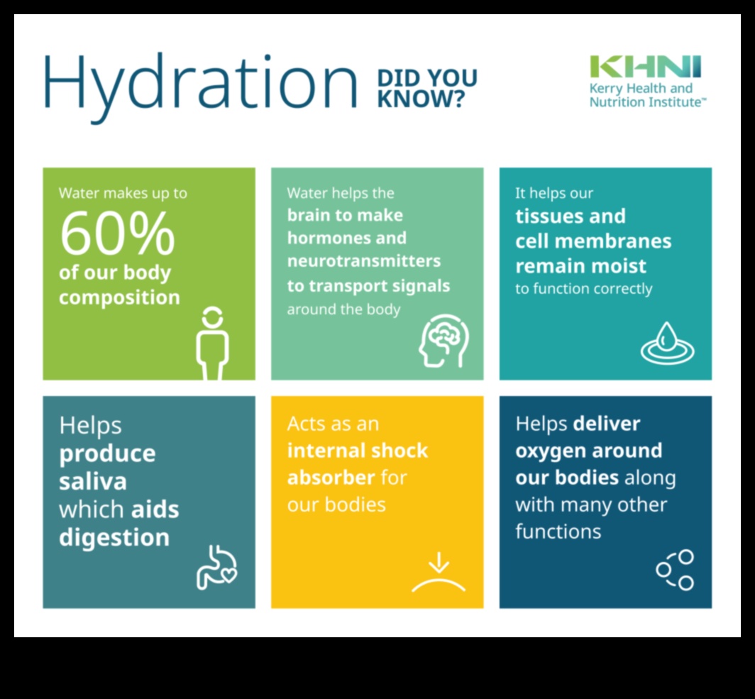 Elemente esențiale pentru hidratare: un plan pentru o viață bine hidratată