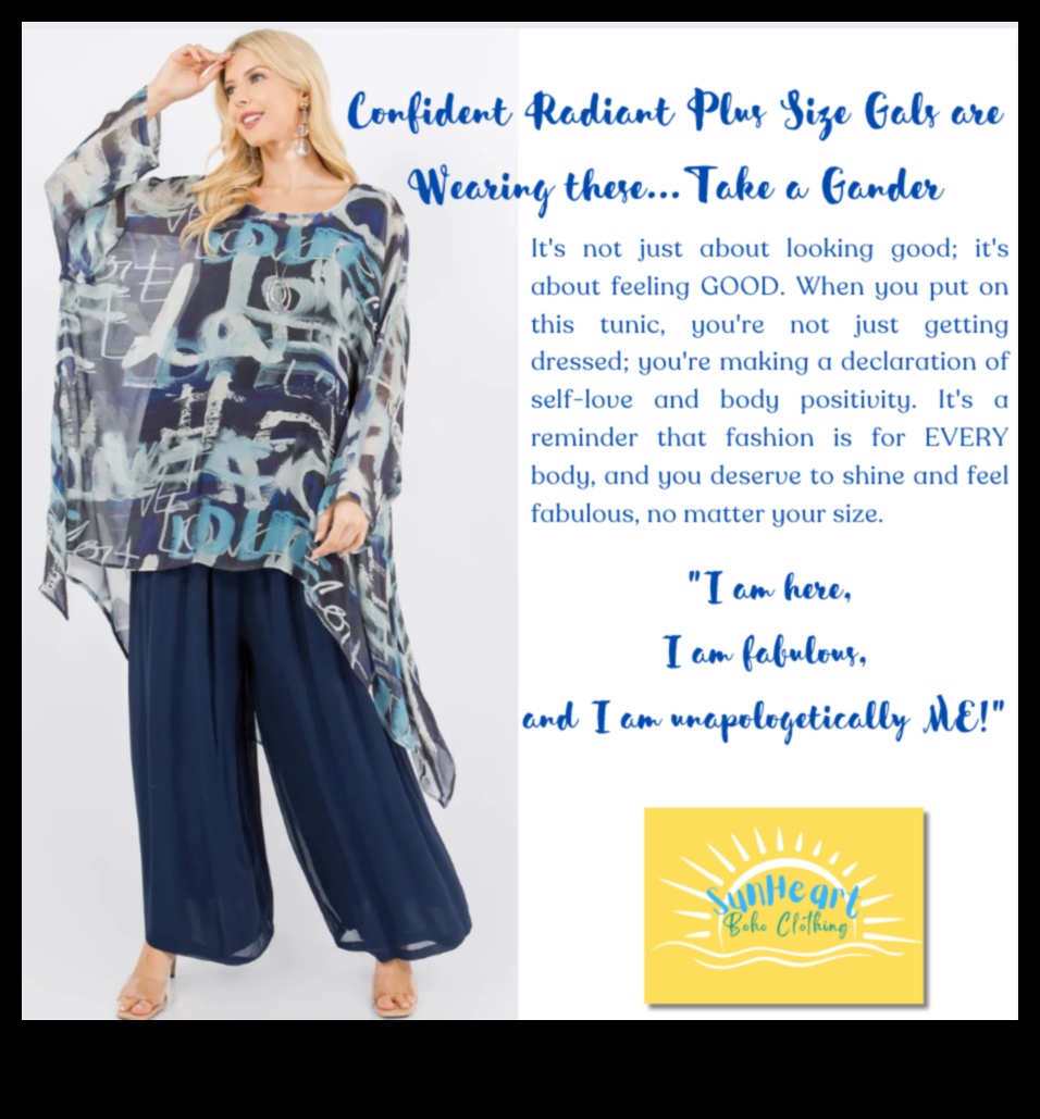 Radiant în orice mărime: ținute șic de mărime plus pentru toți