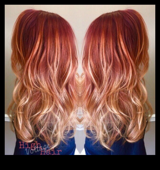 Foc și gheață O abordare îndrăzneață și echilibrată a părului roșu 1 Foc și gheață: Echilibrarea roșiilor îndrăznețe cu tonuri subtile auburn