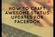 Status Crafting: Transformarea conceptelor în succes Facebook